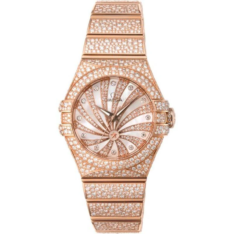 Omega Constellation CO-AXIAL Women's Watch with Metal Bracelet - Parallel Import, 5-Year Warranty - Model: 123.55.31.20.55.006
