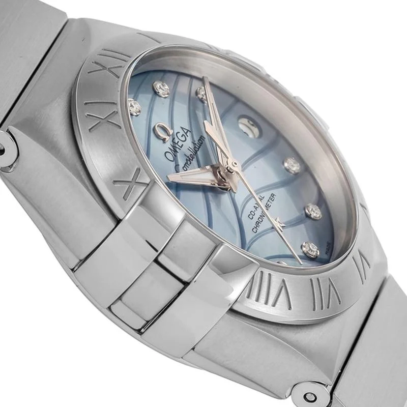 Omega Constellation CO-AXIAL Women's Watch with Metal Bracelet - Parallel Import with 5-Year Warranty - Model Number: 123.10.27.20.57.001 - Image 2
