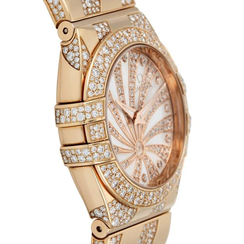 Omega Constellation Quartz Ladies Metal Bracelet Parallel Import 5-Year Warranty 123.55.27.60.55.011 - Image 2