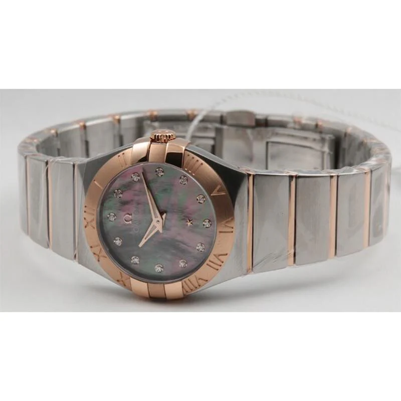 Omega Constellation Quartz Ladies' Watch with Metal Bracelet, Parallel Import, 5-Year Warranty. Model: 123.20.27.60.57.006. - Image 3