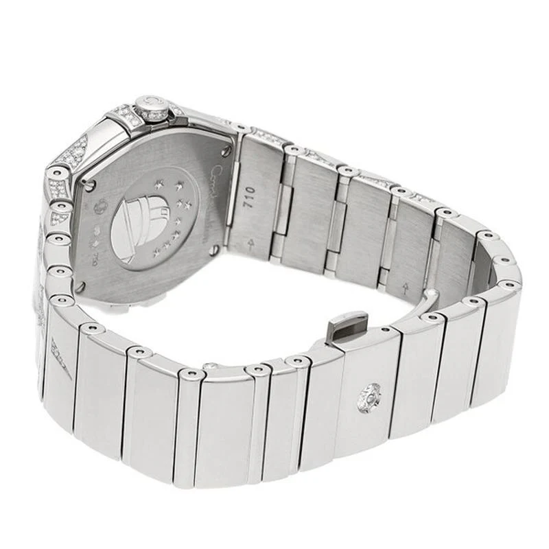 Omega Constellation Quartz Ladies' Watch with Metal Bracelet, Parallel Import, 5-Year Warranty, Model Number: 123.55.27.60.55.012 - Image 4