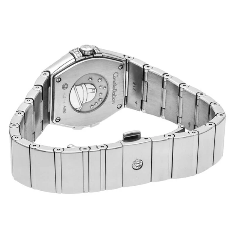 Omega Constellation Quartz Ladies' Watch with Metal Bracelet, Parallel Import, 5-Year Warranty, Model Number: 123.55.27.60.55.014 - Image 4