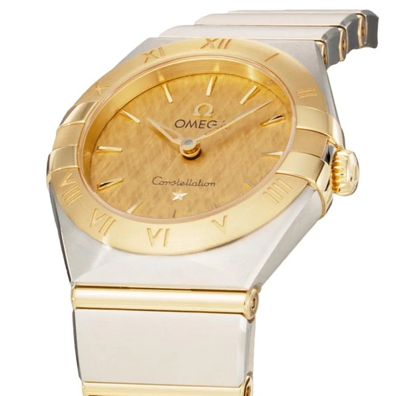 Omega Constellation Quartz Ladies' Watch with Metal Bracelet, Parallel Import, 5-Year Warranty, Model Number: 131.20.25.60.08.001. - Image 2