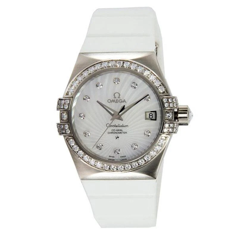 OMEGA Constellation Quartz Women's Watch 123.57.35.20.55.005 - Elegant Timepiece for Her