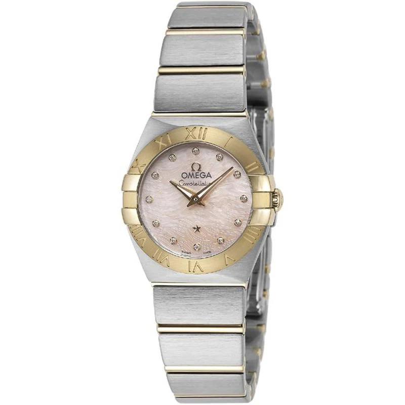 Omega Constellation Women's Metal Bracelet Parallel Import 5-Year Warranty 123.20.24.60.57.004