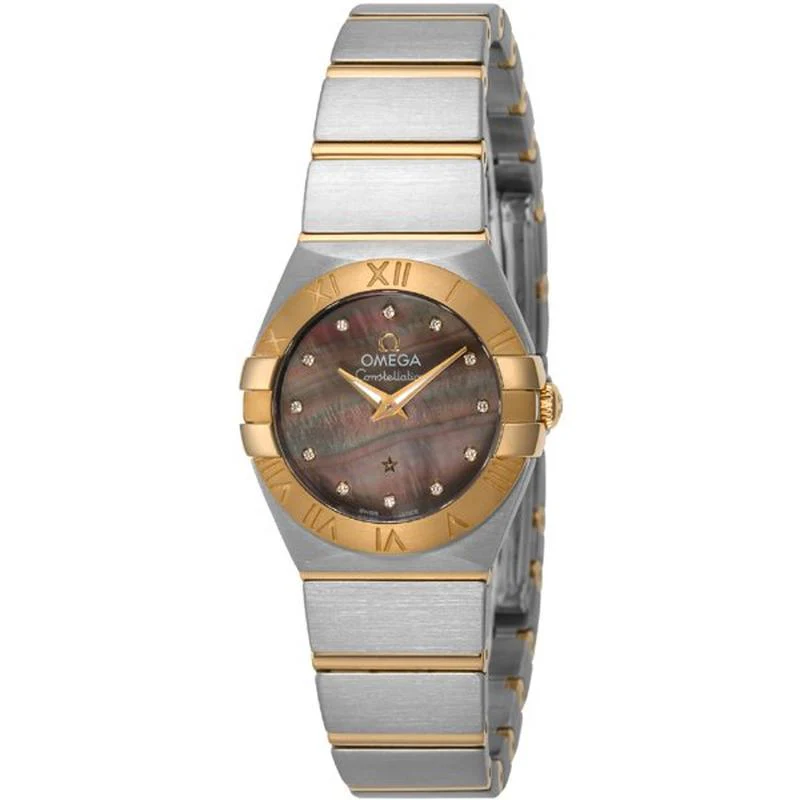 Omega Constellation Women's Metal Bracelet Parallel Import 5-Year Warranty 123.20.24.60.57.006