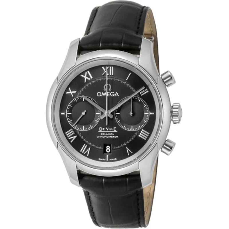 OMEGA De Ville Hour Vision 5-Year Warranty Black 431.13.42.51.01.001 [Parallel Import]