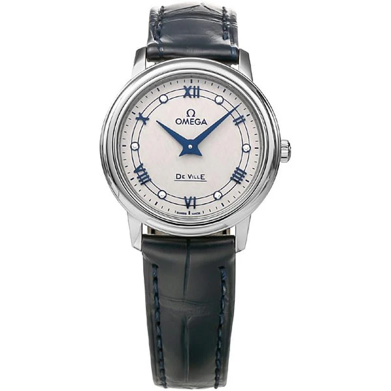 Omega De Ville Prestige Ladies Leather Strap Parallel Import 5-Year Warranty 424.13.27.60.56.001