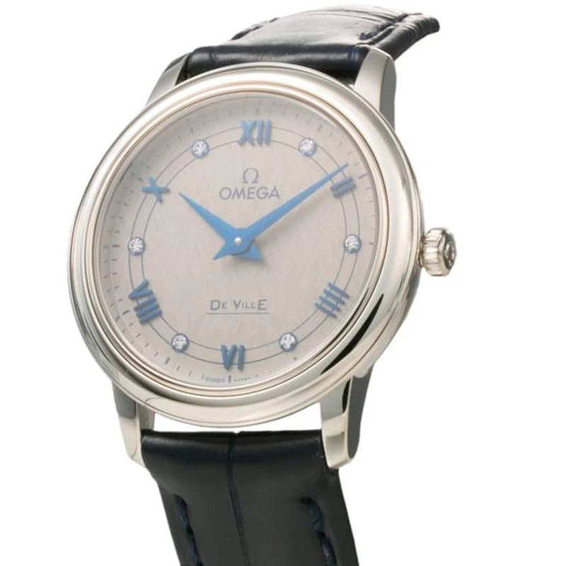 Omega De Ville Prestige Ladies Leather Strap Parallel Import 5-Year Warranty 424.13.27.60.56.001 - Image 2