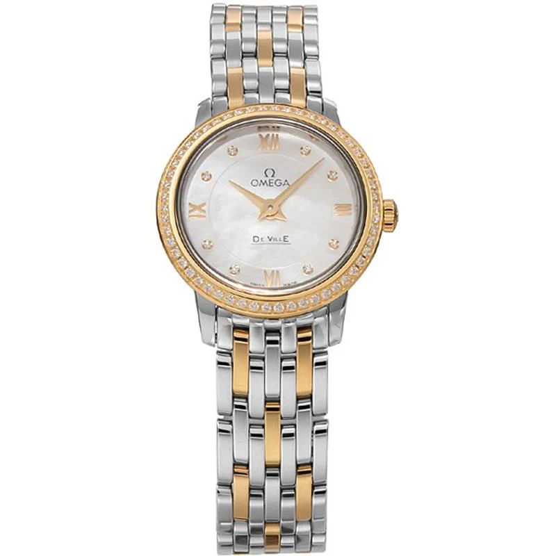 Omega De Ville Prestige Women's Metal Belt Parallel Import 5-Year Warranty 424.25.24.60.55.001