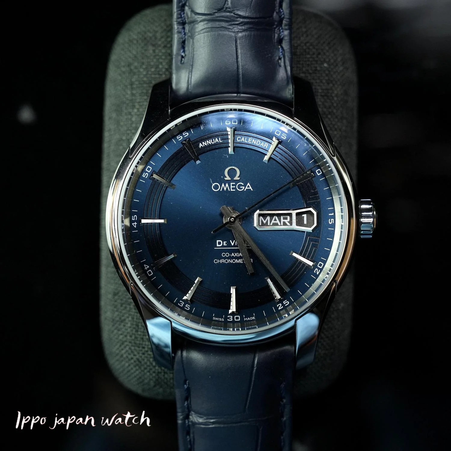 Omega Men's Omega De Ville Hour Vision Parallel Import 5-Year Warranty 431.33.41.22.03.001