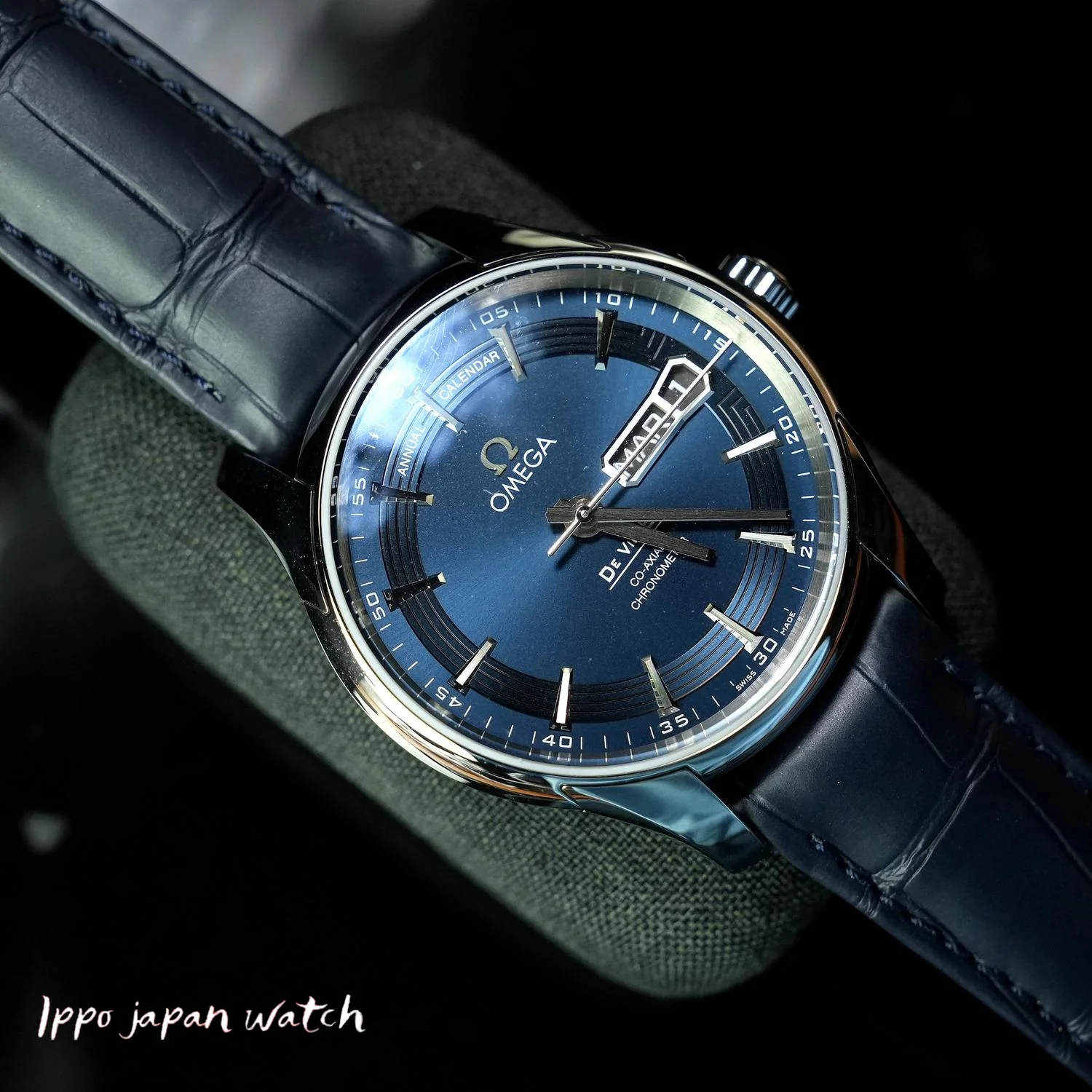 Omega Men's Omega De Ville Hour Vision Parallel Import 5-Year Warranty 431.33.41.22.03.001 - Image 2