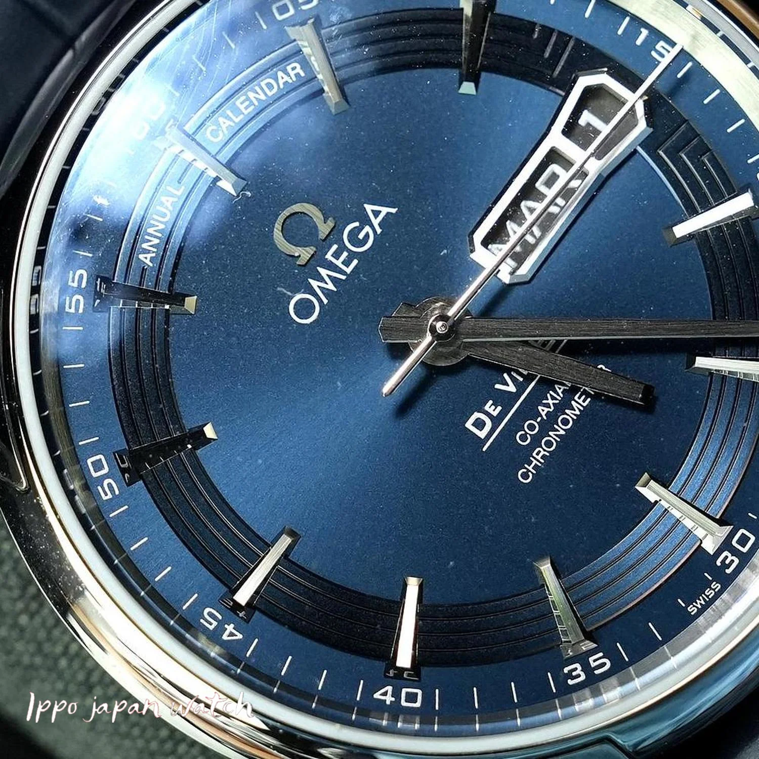 Omega Men's Omega De Ville Hour Vision Parallel Import 5-Year Warranty 431.33.41.22.03.001 - Image 3