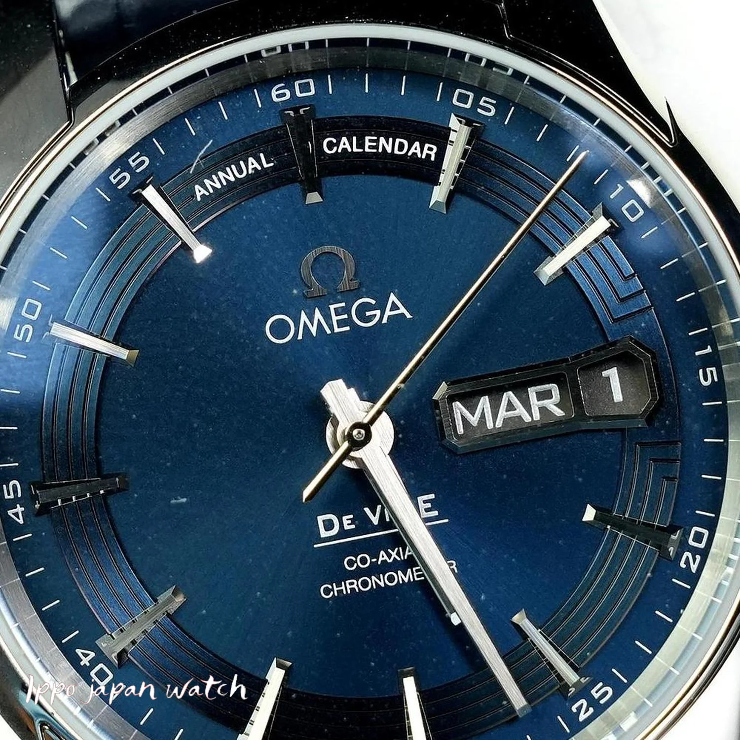 Omega Men's Omega De Ville Hour Vision Parallel Import 5-Year Warranty 431.33.41.22.03.001 - Image 6