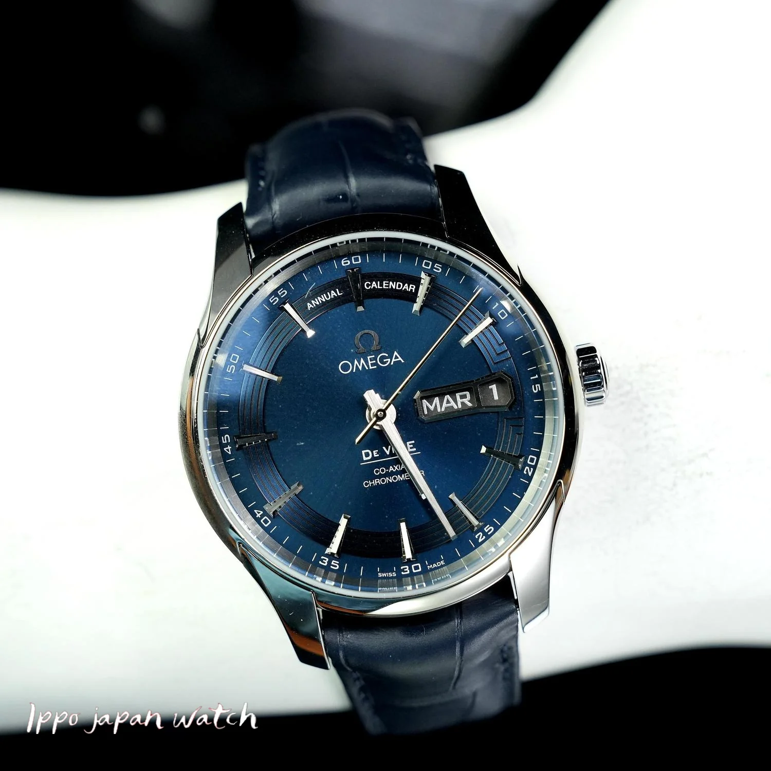 Omega Men's Omega De Ville Hour Vision Parallel Import 5-Year Warranty 431.33.41.22.03.001 - Image 7