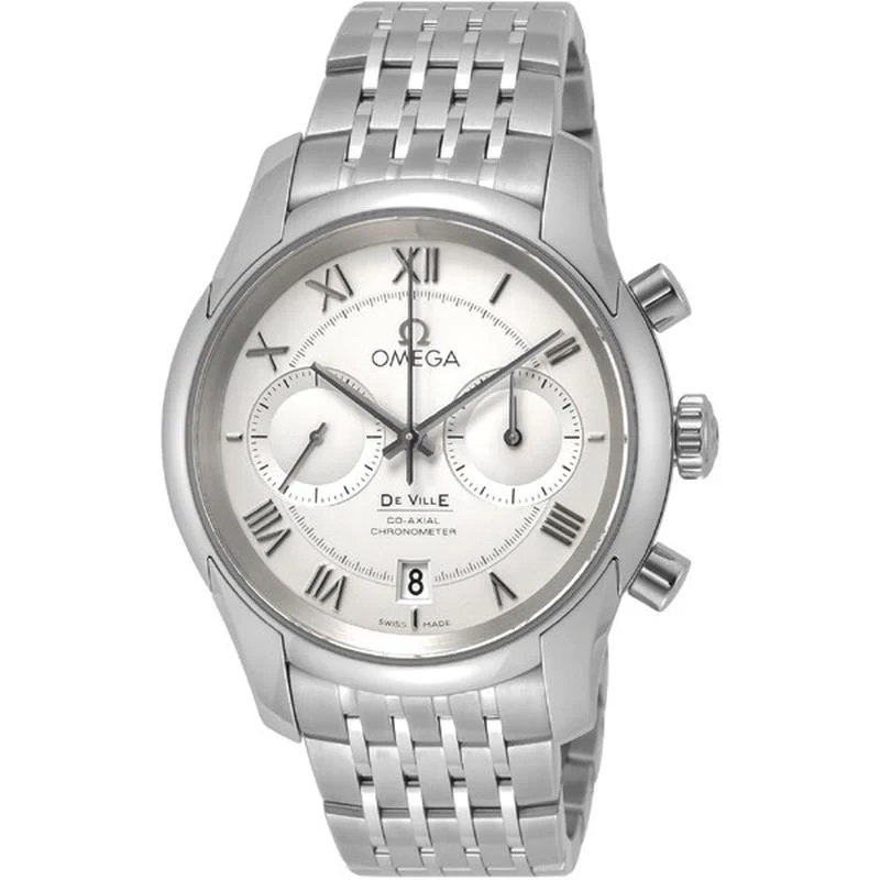 Omega Men's Omega De Ville Hour Vision Silver Parallel Import 5-Year Warranty 431.10.42.51.02.001