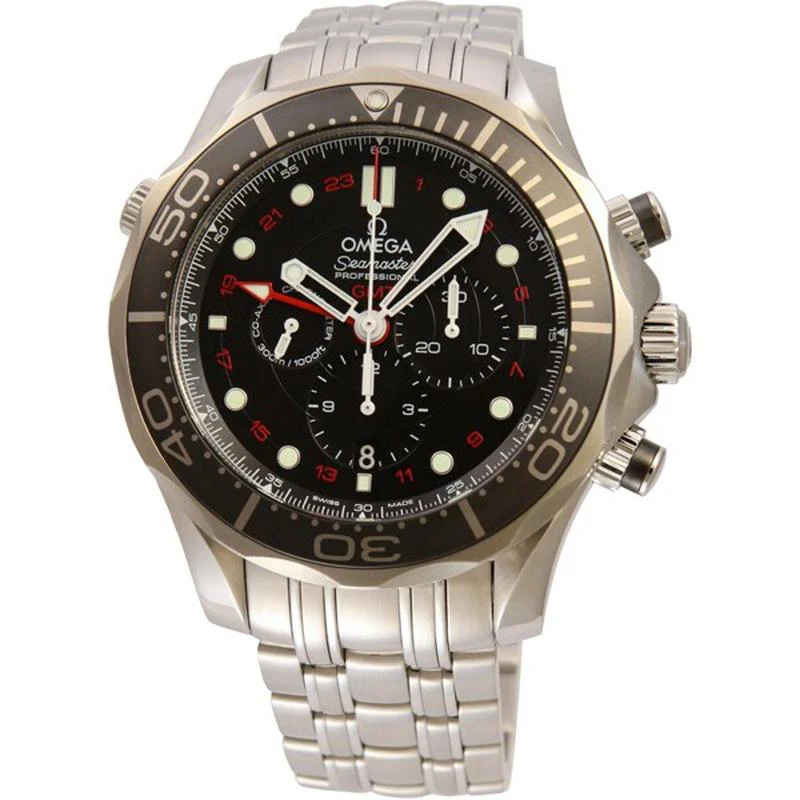 Omega Seamaster Diver 300M Men's Metal Bracelet Parallel Import with 5-Year Warranty 212.30.44.52.01.001
