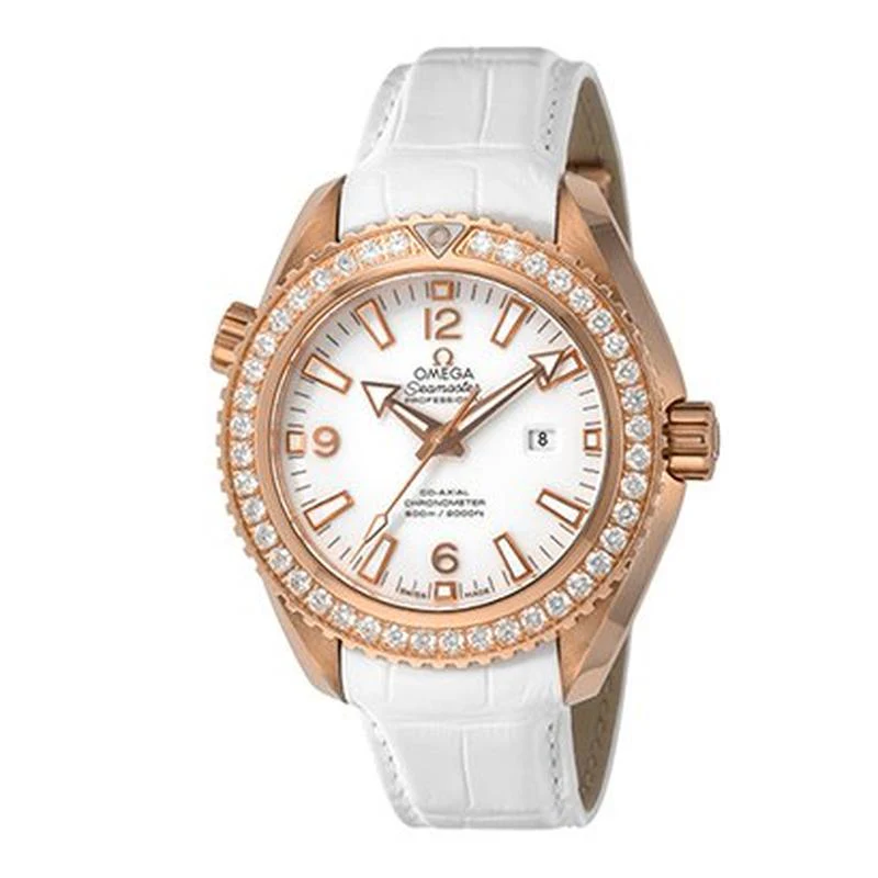 Omega Women's Omega Seamaster Planet 600M White Parallel Import 5-Year Warranty 232.58.38.20.04.001