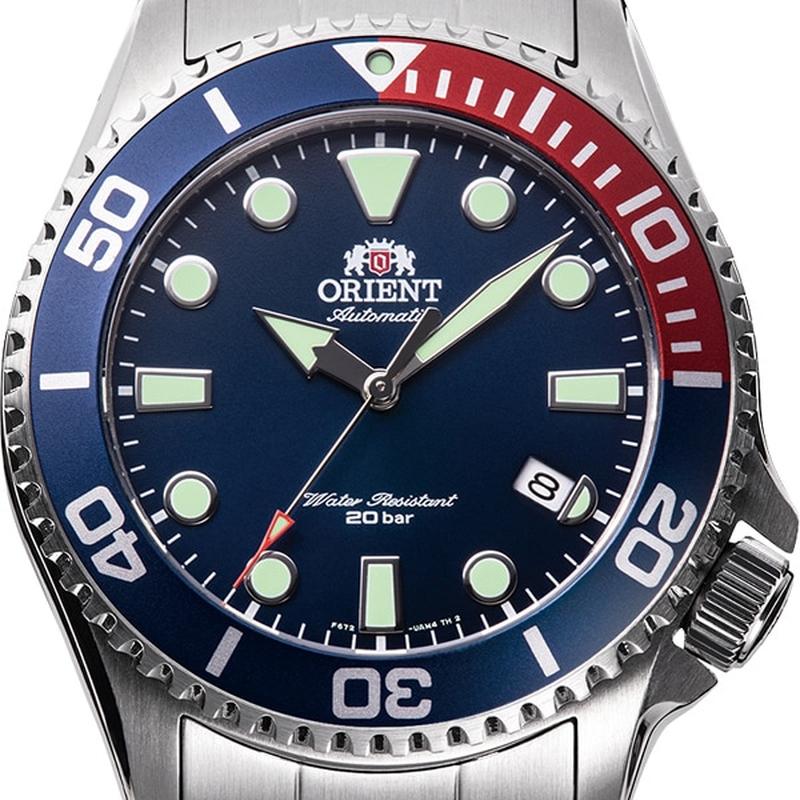 Orient Men's Automatic Diver Style Sport Watch with Metal Band RN-AC0K03L - Image 2