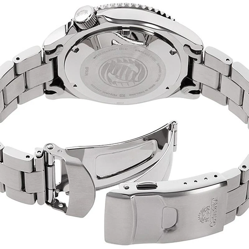 Orient Men's Automatic Diver Style Sport Watch with Metal Band RN-AC0K03L - Image 3