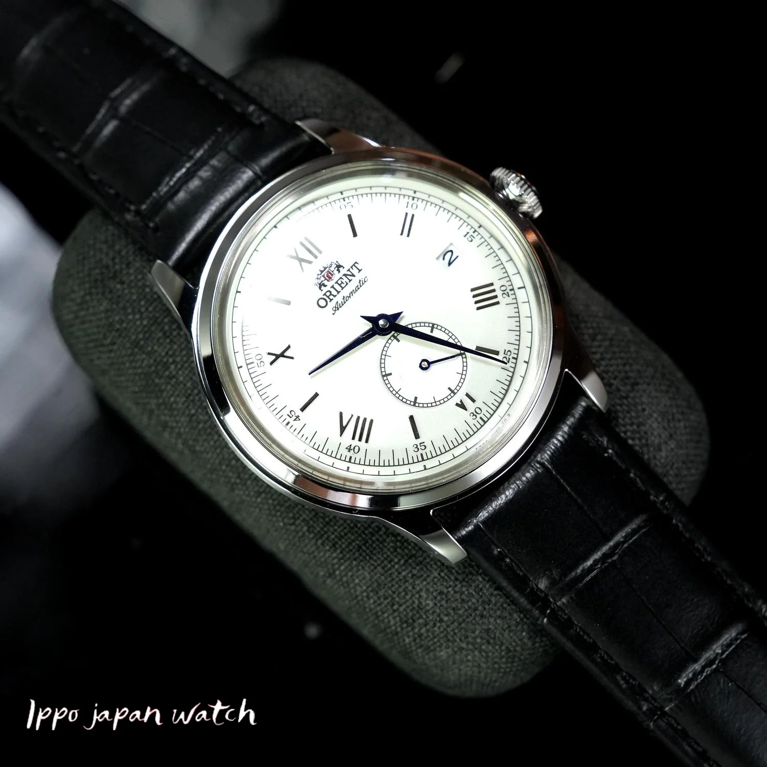 Orient  RN-AP0104S/RA-AP0104S30B Classic Bambino 38 Automatic Leather Band Men's Watch - Image 2