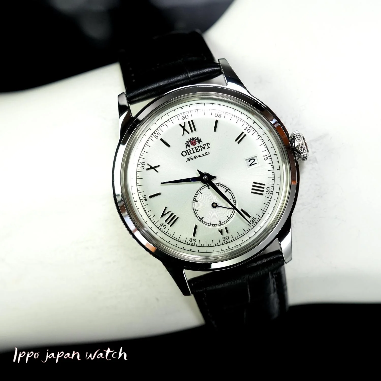 Orient  RN-AP0104S/RA-AP0104S30B Classic Bambino 38 Automatic Leather Band Men's Watch - Image 4