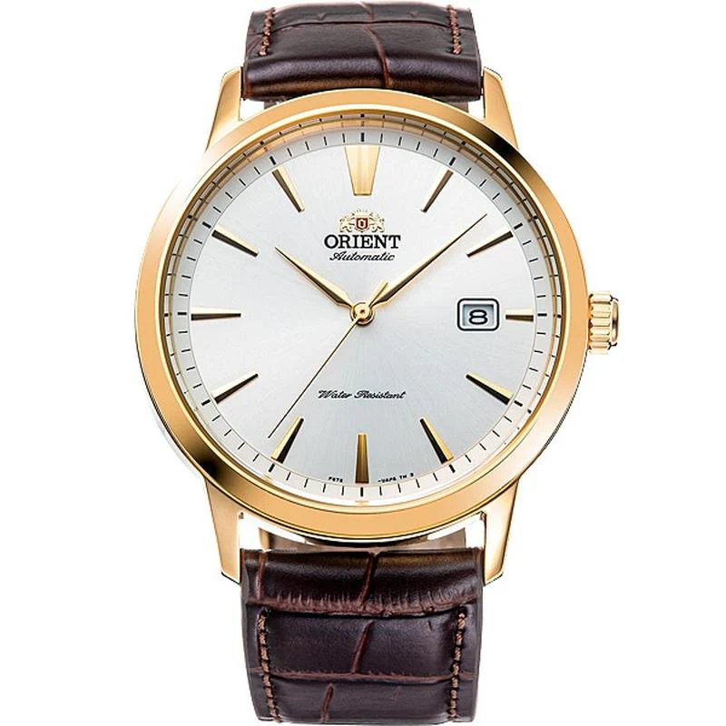 Orient Men's Contemporary Automatic Watch with Leather Band RN-AC0F04S
