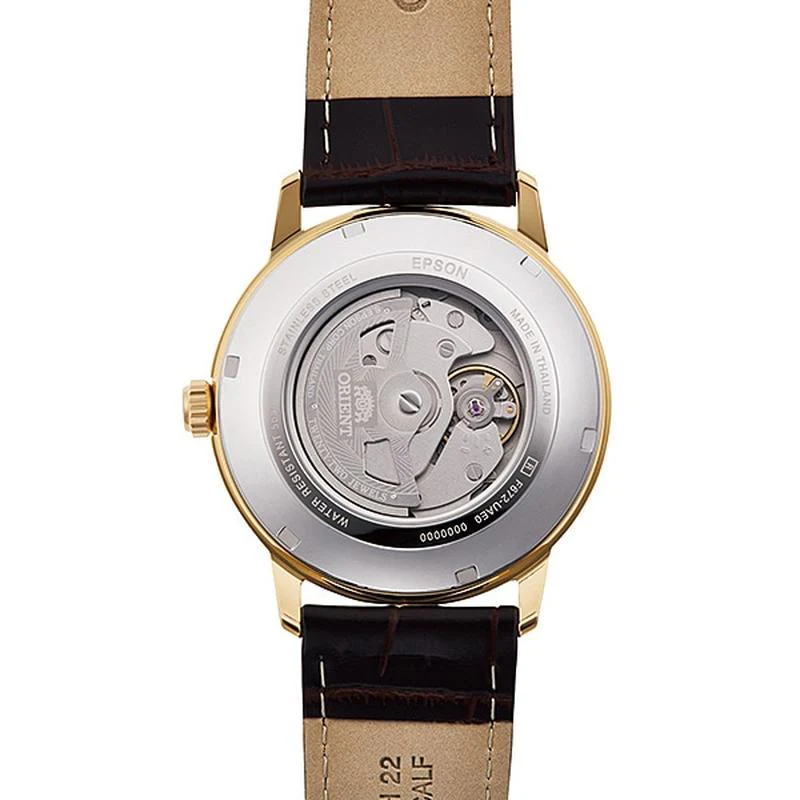 Orient Men's Contemporary Automatic Watch with Leather Band RN-AC0F04S - Image 3