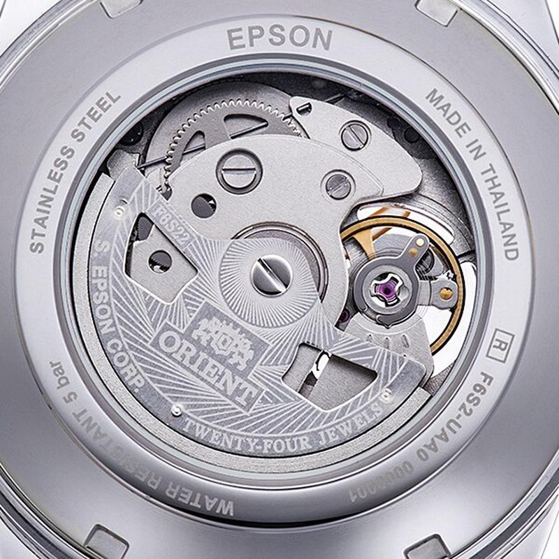 Orient Men's Contemporary Semi-Skeleton Automatic Watch with Metal Band RN-AR0008E/RA-AR0008E10B - Image 5