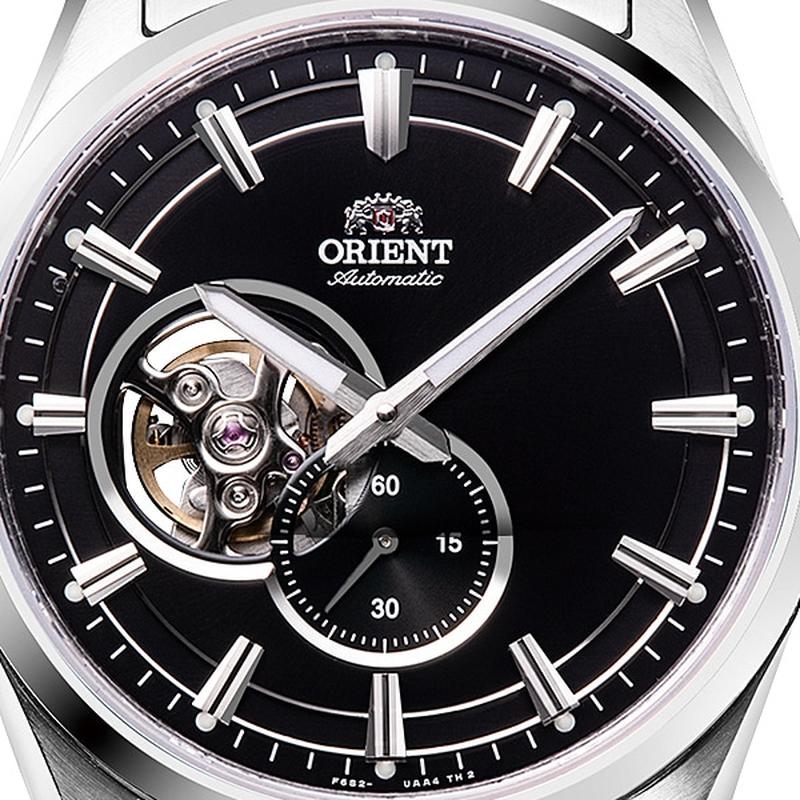Orient Men's Contemporary Semi-Skeleton Mechanical Stainless Steel Watch RN-AR0001B - Image 5