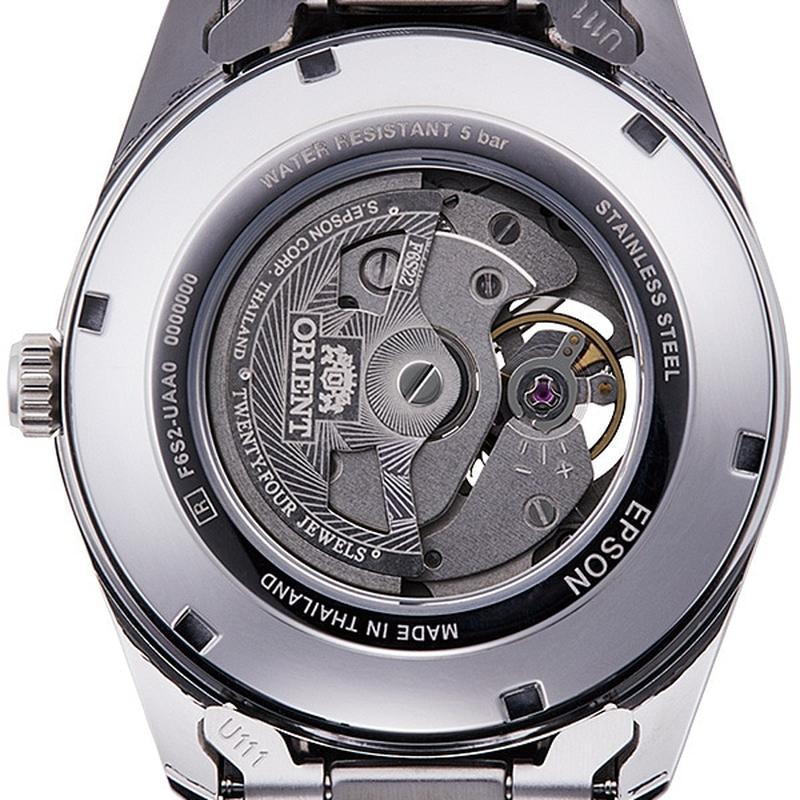 Orient Men's Contemporary Semi-Skeleton Mechanical Stainless Steel Watch RN-AR0002L - Image 2