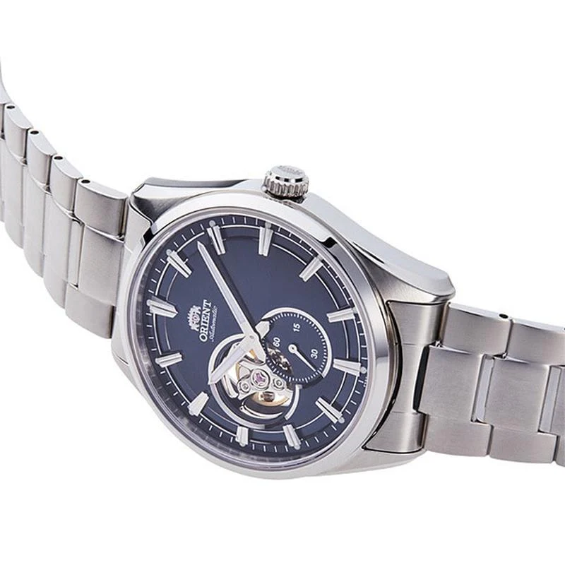 Orient Men's Contemporary Semi-Skeleton Mechanical Stainless Steel Watch RN-AR0002L - Image 4