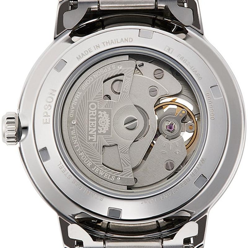 Orient Men's Contemporary Semi-Skeleton Mechanical Stainless Steel Watch RN-AR0101L - Image 3