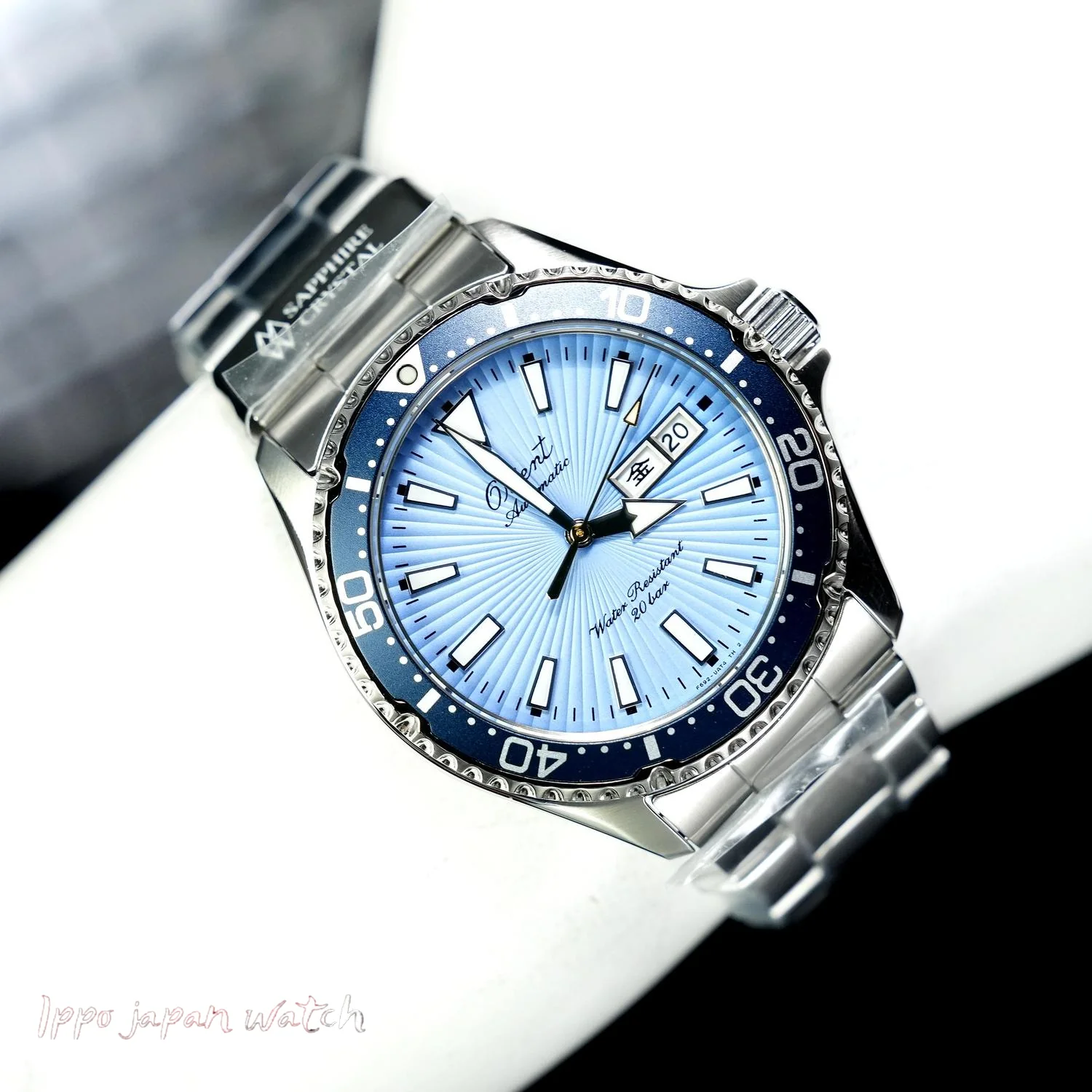 ORIENT Men's Mako Sports Dive Design, 75th Anniversary Limited Edition, Automatic, Metal Band RN-AA0823L - Image 7