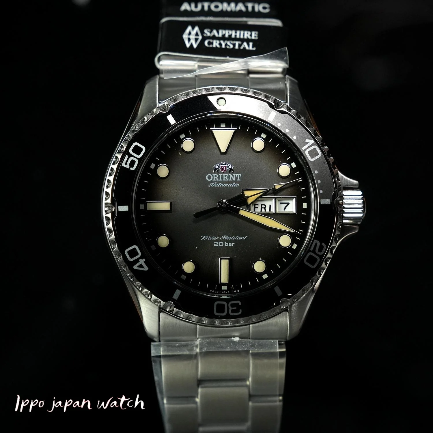 Orient Men's Mako Sports Diver Design Automatic Metal Band Watch RN-AA0810N/RA-AA0810N19B
