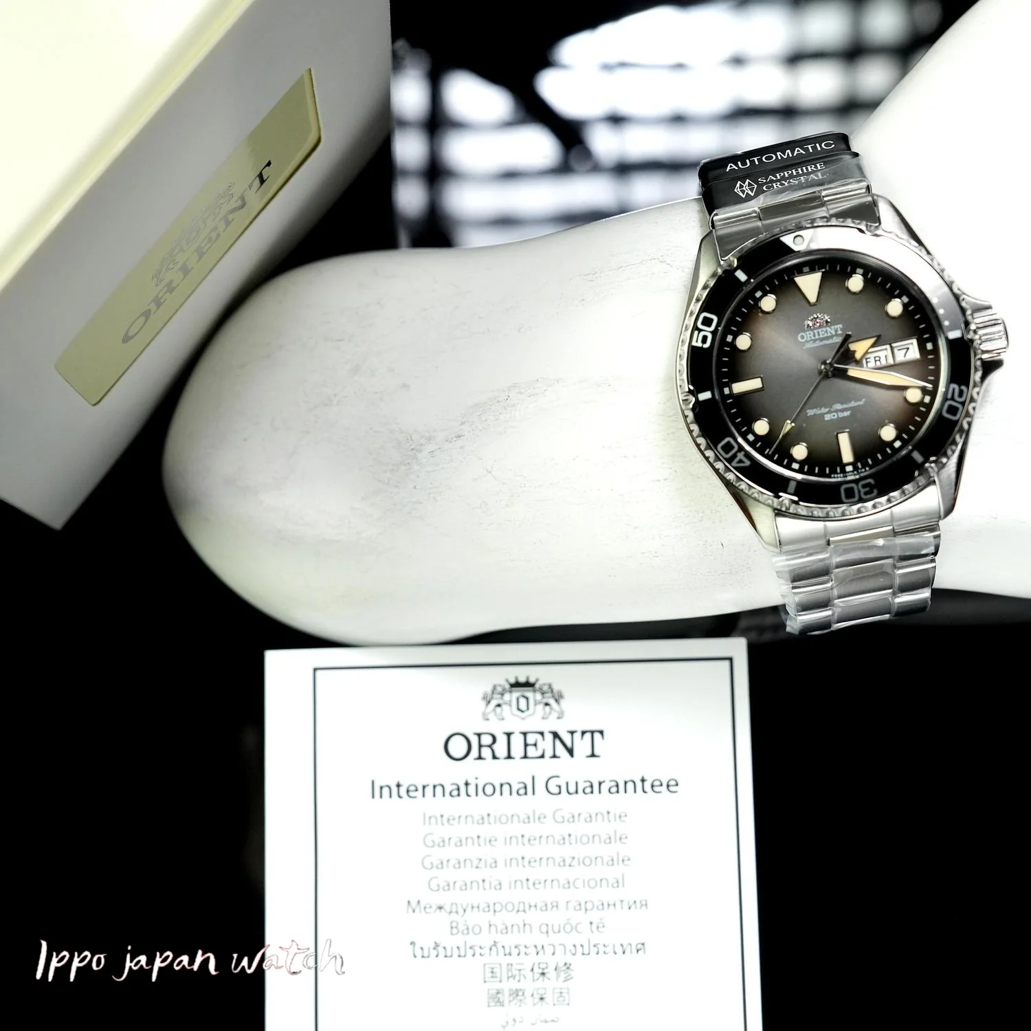 Orient Men's Mako Sports Diver Design Automatic Metal Band Watch RN-AA0810N/RA-AA0810N19B - Image 8