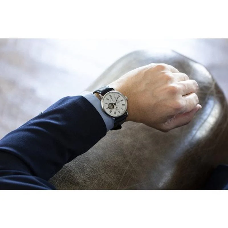 Orient Men's Orient Star Classic Semi Skeleton Automatic Leather Band Watch RK-AV0003S - Image 4