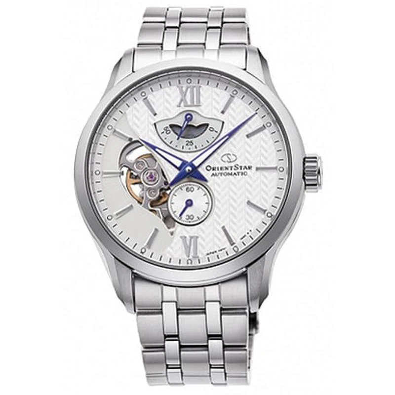 Orient Men's Orient Star Contemporary Layered Skeleton Automatic Stainless Steel Watch RK-AV0B01S