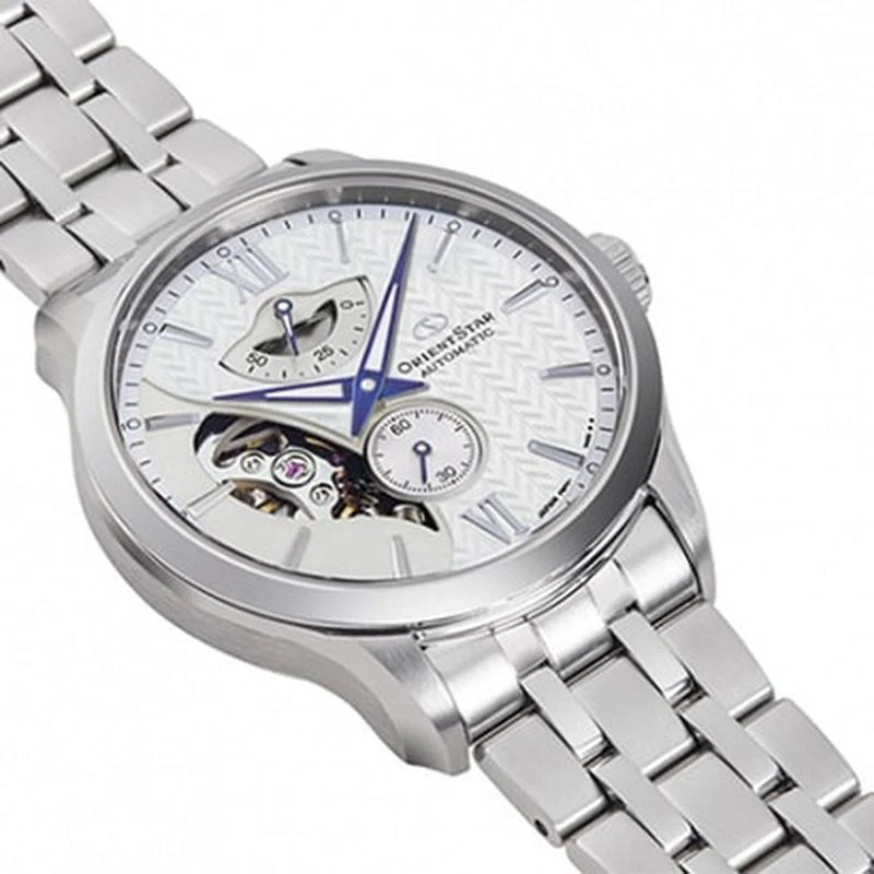 Orient Men's Orient Star Contemporary Layered Skeleton Automatic Stainless Steel Watch RK-AV0B01S - Image 2