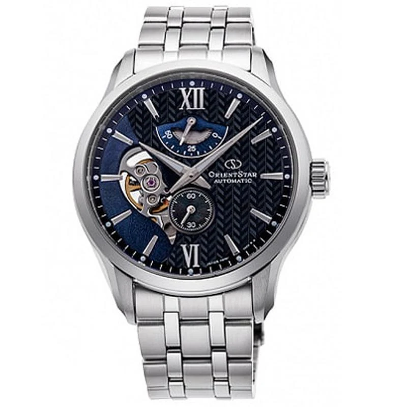 Orient Men's Orient Star Contemporary Layered Skeleton Automatic Stainless Steel Watch RK-AV0B03B