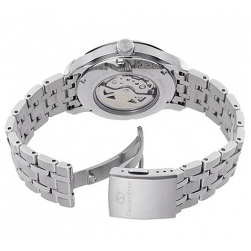 Orient Men's Orient Star Contemporary Layered Skeleton Automatic Stainless Steel Watch RK-AV0B03B - Image 3