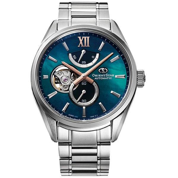 Orient Men's ORIENT STAR Contemporary M34 F7 Semi Skeleton Automatic Mechanical Stainless Steel Watch RK-BY0001A