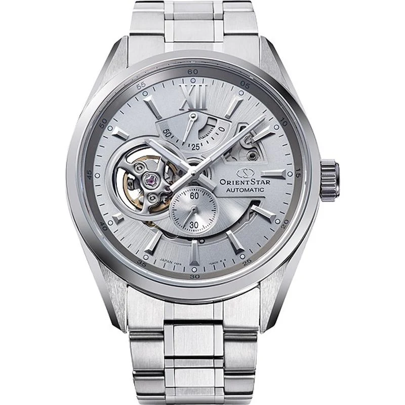 Orient Men's Orient Star Contemporary Modern Skeleton Automatic Stainless Steel Watch RK-AV0125S