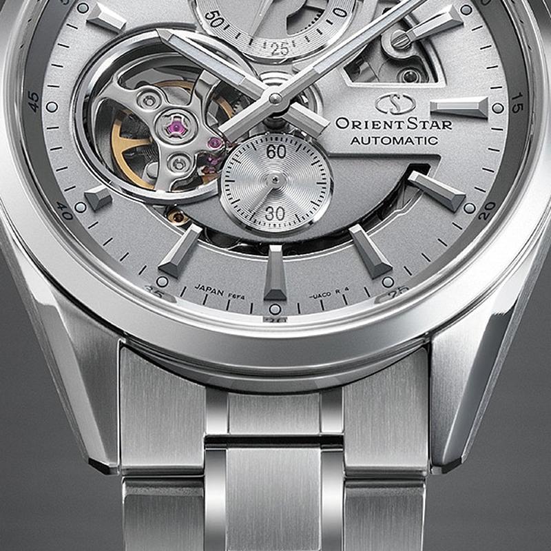 Orient Men's Orient Star Contemporary Modern Skeleton Automatic Stainless Steel Watch RK-AV0125S - Image 5