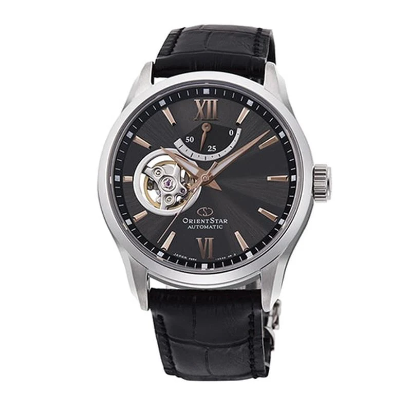 Orient Men's Orient Star Contemporary Semi Skeleton Automatic Leather Band Watch RK-AT0007N