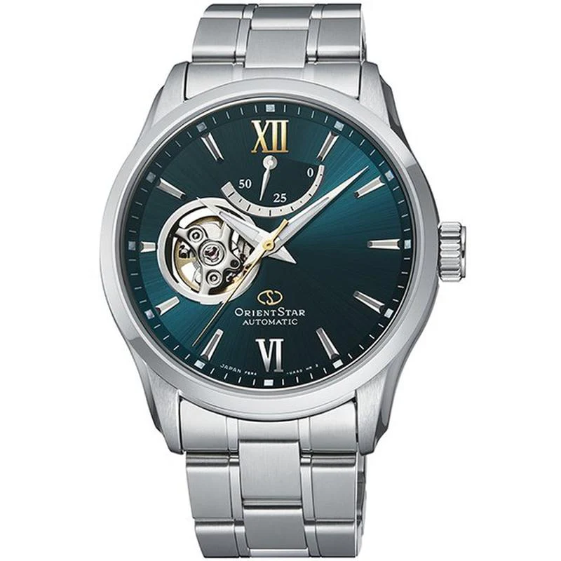 Orient Men's ORIENT STAR Contemporary Semi Skeleton Automatic Metal Band Watch RK-AT0003E