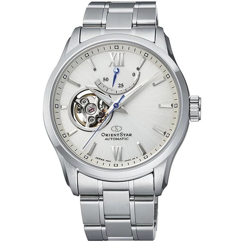 Orient Men's Orient Star Contemporary Semi Skeleton Automatic Metal Band Watch RK-AT0004S