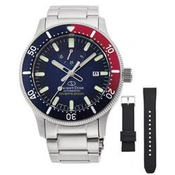 Orient Men's ORIENT STAR Sports DIVER 200m Waterproof Professional Diving Model Automatic with Metal and Silicone Bands RK-AU0306L - Image 3