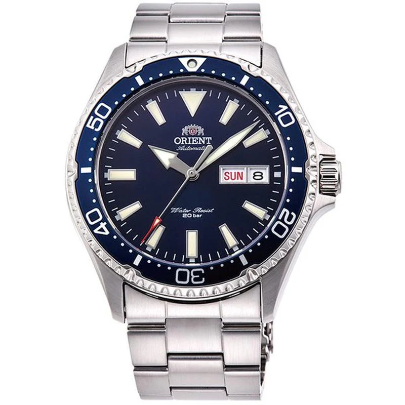 Orient Men's Sports Diver-style Mechanical Stainless Steel Watch RN-AA0002L