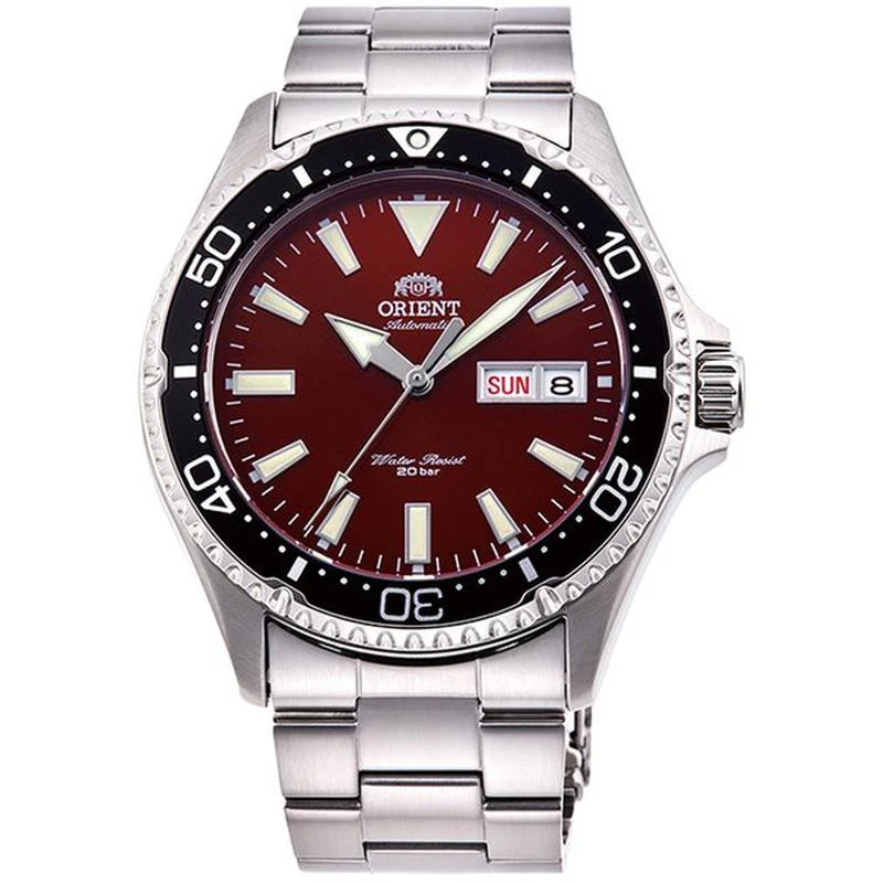 Orient Men's Sports Diver Style Mechanical Stainless Steel Watch RN-AA0003R